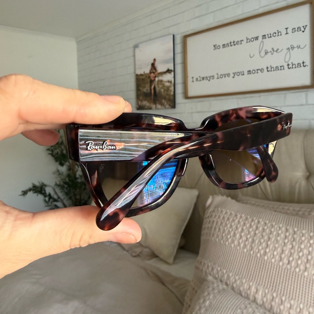 New authentic Ray-Ban pink Havana state street Sunglasses - Picture 4 of 6